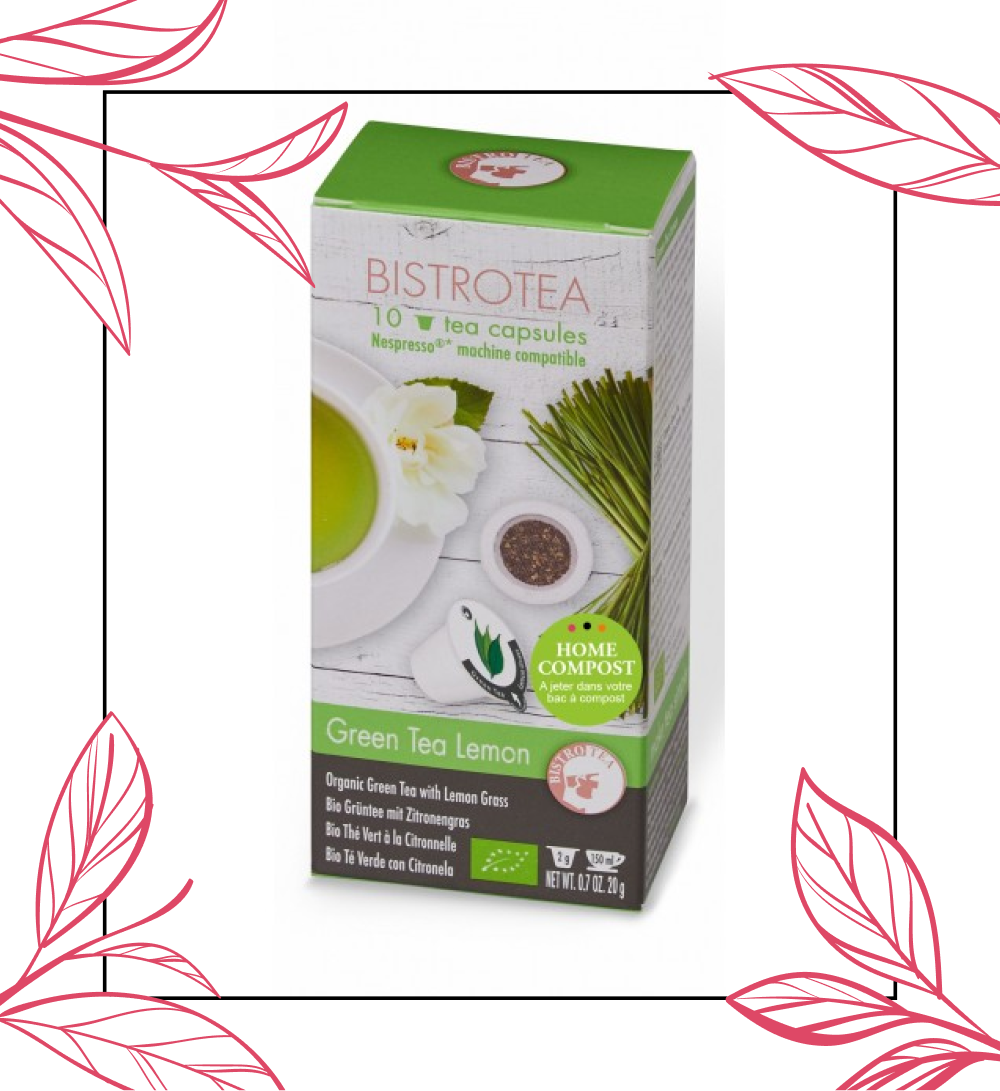 Thé Vert Citronnelle Bio ‘home compost’ (10 capsules)