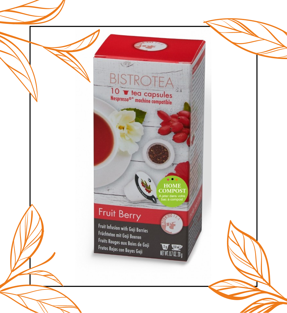 Infusion Fruits Rouges ‘home compost'(10 capsules)